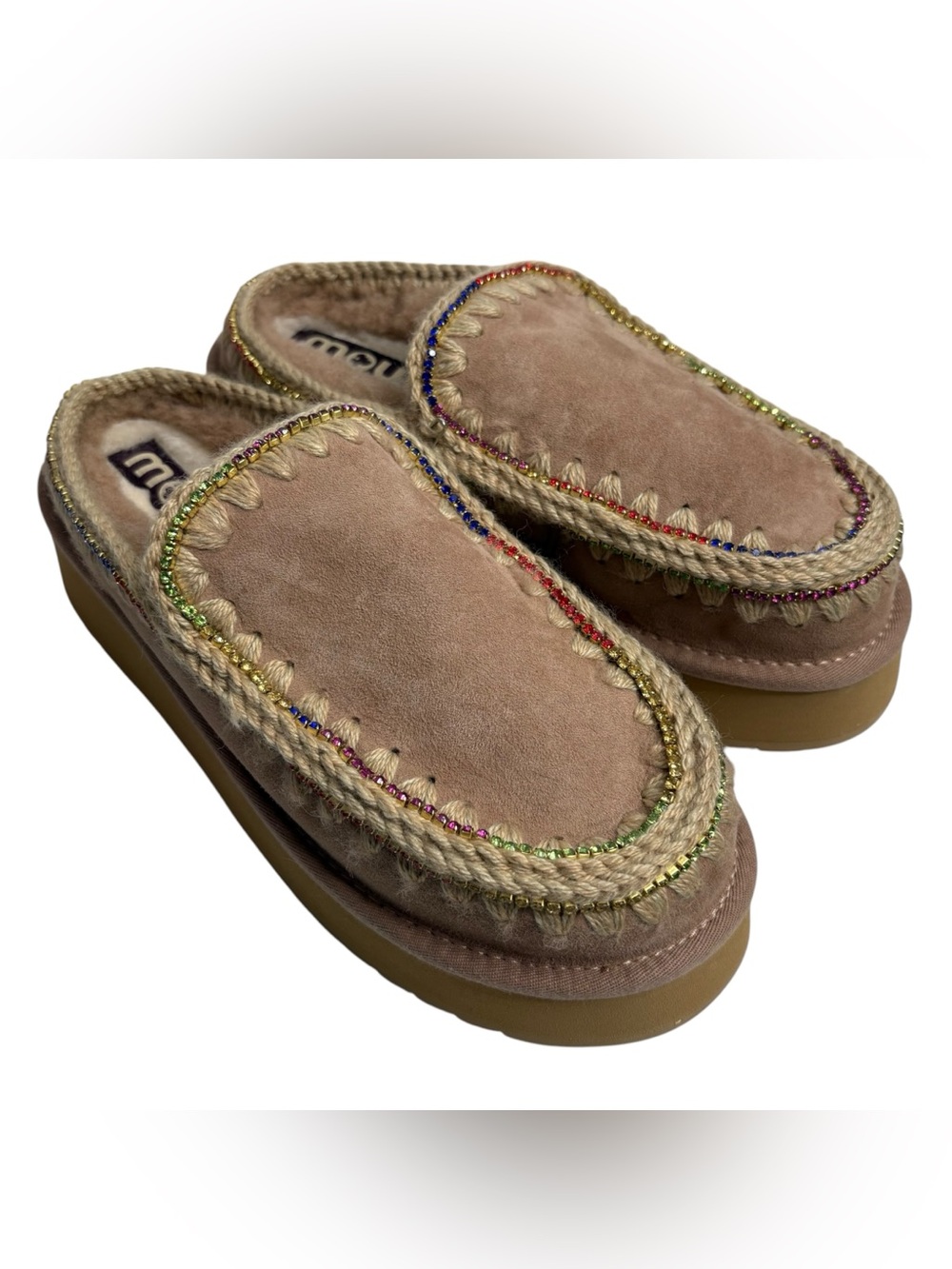 MOU Eskimo Raised Sole Rhinestones
Whistler Slippers NWOT $348